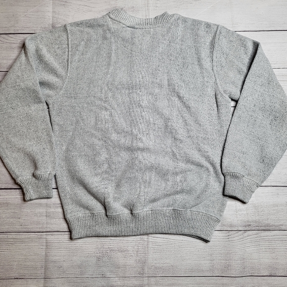 Jake Austin Light Heather Gray Sweater Size S - Picture 4 of 7